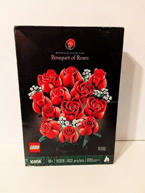 LEGO Botanicals: Bouquet of Roses 10328 - 822 pcs - Ages 18+ (#R3-A4)  New Seal